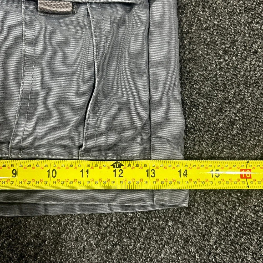 Columbia Cargo Shorts Mens Large Grey Excellent Cotton Canvas 7